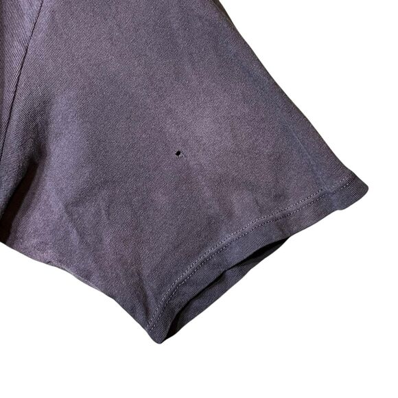 Current/Elliott Shirt Womens 0 Washed Gray The Draped Tee Made USA Twist Front - Picture 12 of 13